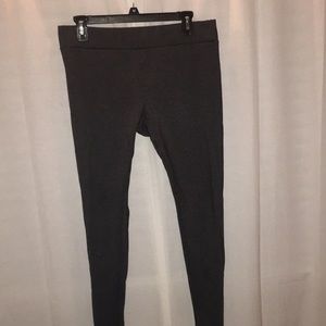 gray stretchy leggings